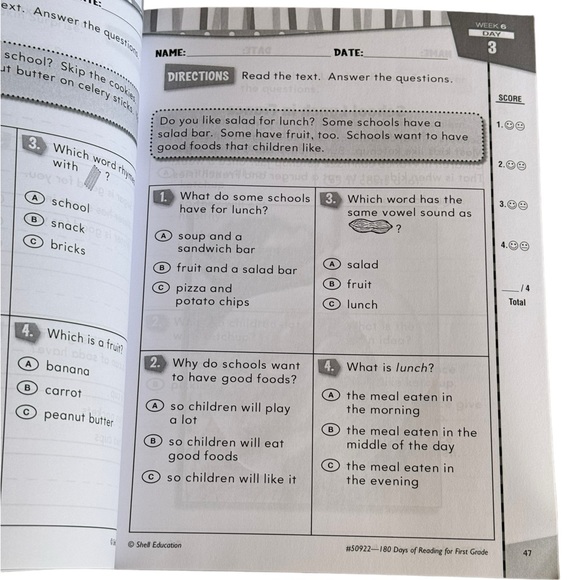 First Grade reading writing educational book bundle of 3 LEARNING - Picture 5 of 10